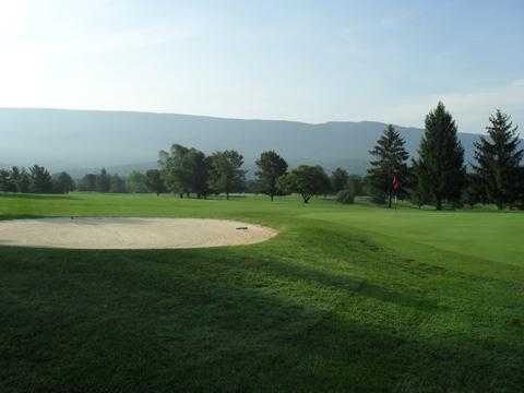 A view of hole #9 at Creek Course from Shenvalee Golf Club