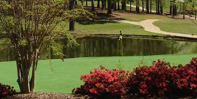 A view of a green at Indian Hills Country Club.