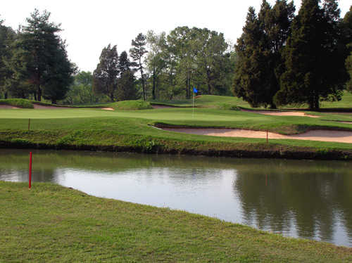 A view of green #3 at Championship Course from Tanglewood Golf Club