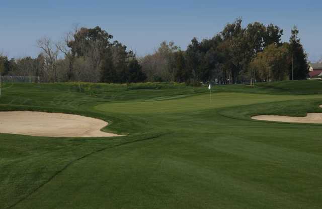 A view from fairway at Los Lagos Golf Course