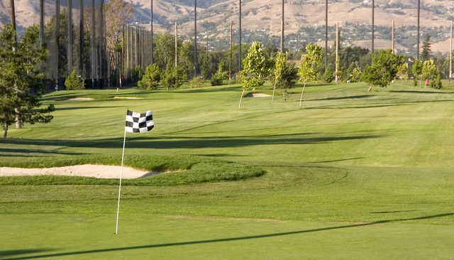 A view of a green at Rancho del Pueblo Golf Course