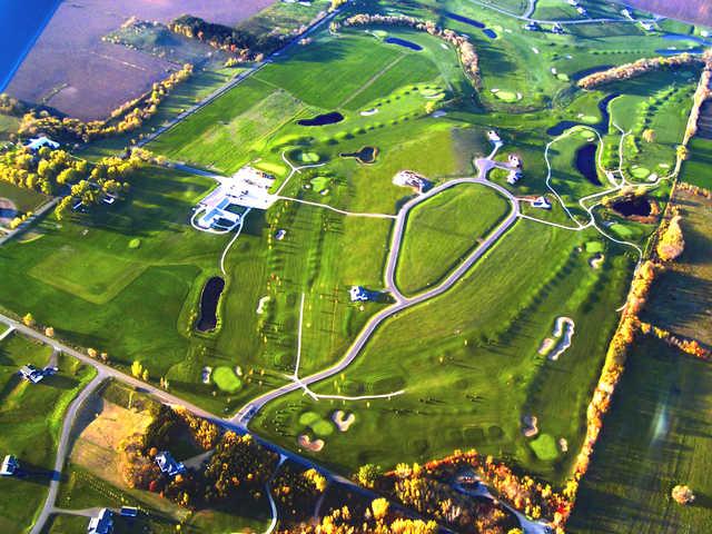 Aerial view from Pheasant Hills Golf Course