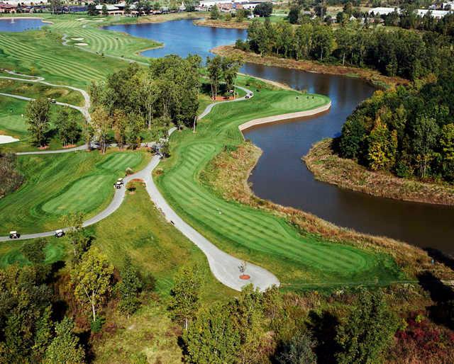 Aerial view from Lakes of Taylor Golf Club