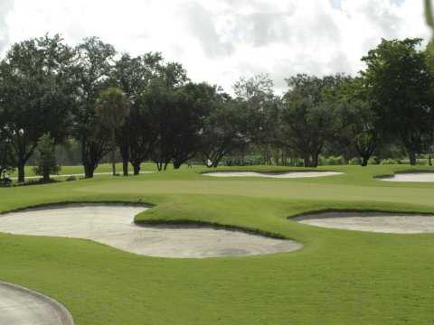 A view of hole #15 at Pembroke Lakes Golf & Racquet Club
