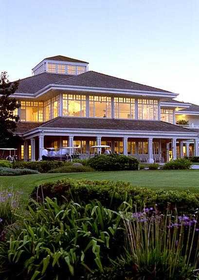 A view of the clubhouse at Carmel Mountain Ranch Country Club