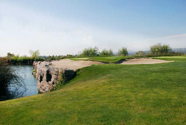 A view of the 16th hole at Westridge Golf Club