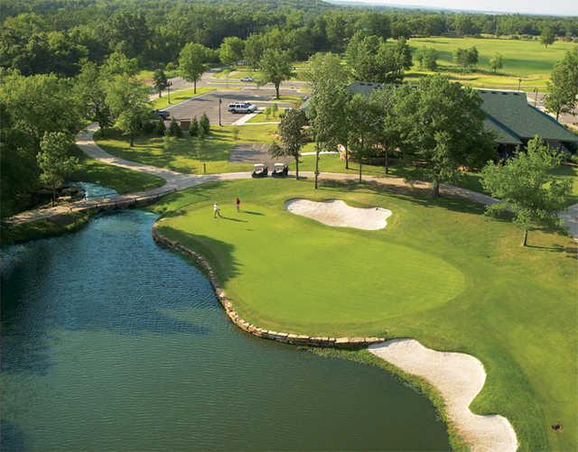 Aerial view from Emerald Falls Golf Club