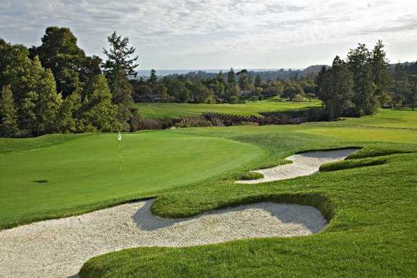 A view of the 11th hole at Pasatiempo Golf Club