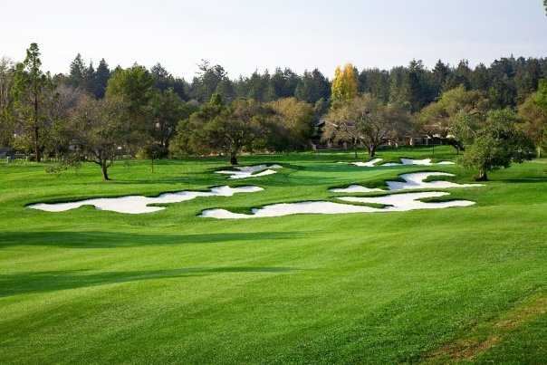A view from fairway #13 at Pasatiempo Golf Club