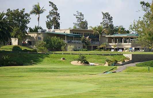 A view of the clubhouse at Marine Memorial Golf Course