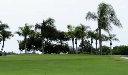 A view of the 8th green at Manatee County Golf Course