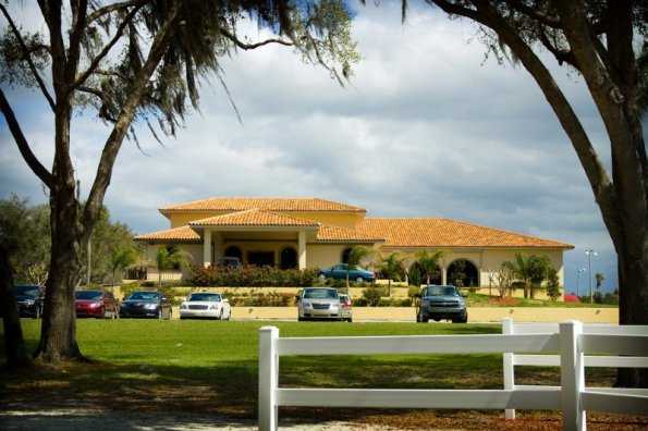 A view of the clubhouse at Schalamar Creek Golf Club