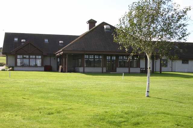 A view of the clubhouse at Peterculter Golf Club