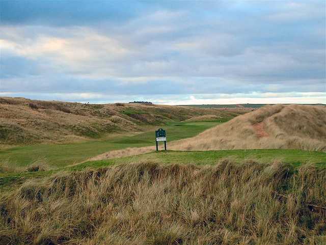 A view of tee #17 at Old Course from Peterhead Golf Club