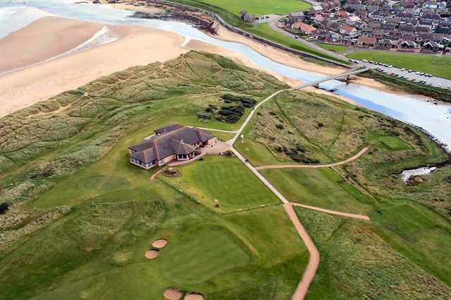 Aerial view from Peterhead Golf Club