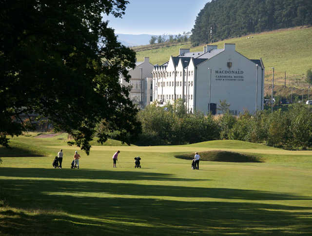 A view from Macdonald Cardrona Golf & Country Club