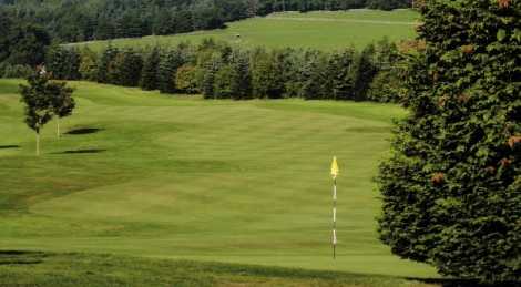 A view of the 9th hole at Peebles Golf Club