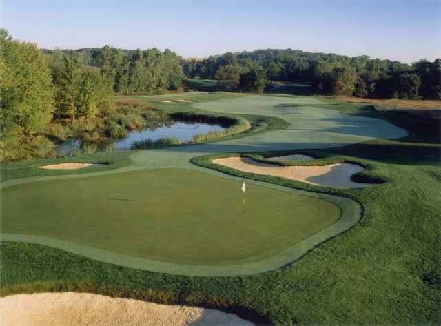 View of hole #9 at WestWynd Golf Course.