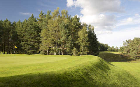 A view of the 9th hole at Grantown-on-Spey Golf Club