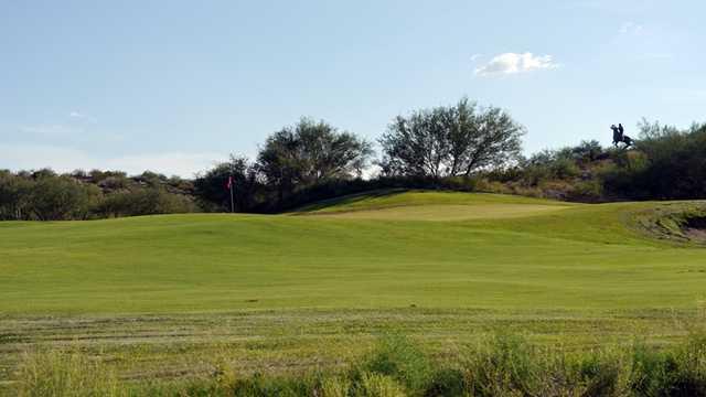 A view of a green at Apache Stronghold Golf Course