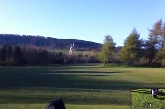 A view from tee at Lochore Meadows Golf Course