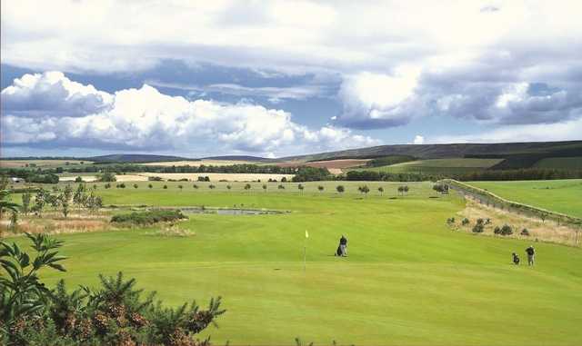 A view of a green at Castle Park Golf Club.