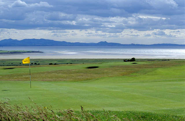 A view of the 14th green at No. 3 Course from Gullane Golf Club