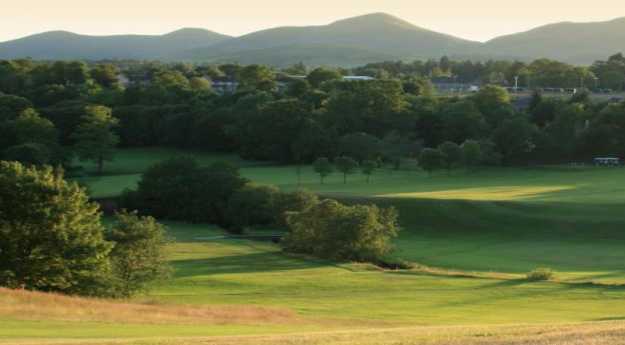A sunny view from Glencorse Golf Club