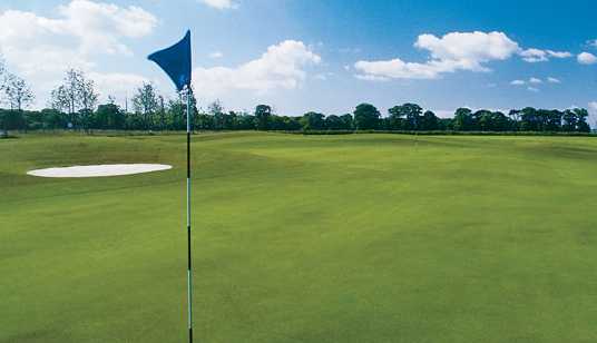 A view of a hole at Kings Acre Golf Course and Academy.