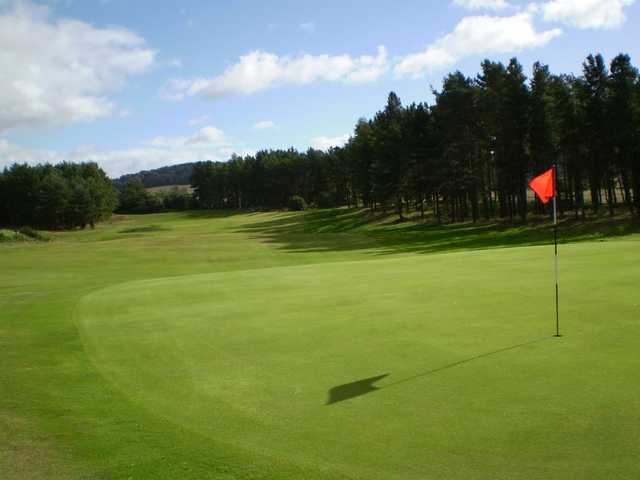 A view of the 10th green at Forfar Golf Club