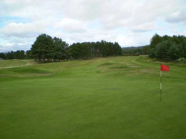 A view hole #17 at Forfar Golf Club