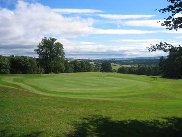 A view of the 6th green at Dornock Course from Crieff Golf Club