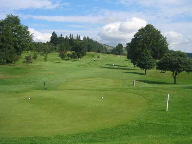 A view from a tee at Ferntower Course from Crieff Golf Club