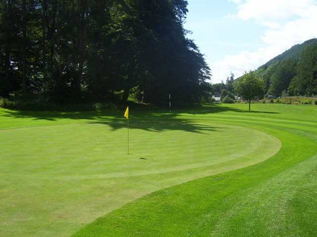 A view of green at Mains of Taymouth Golf Course