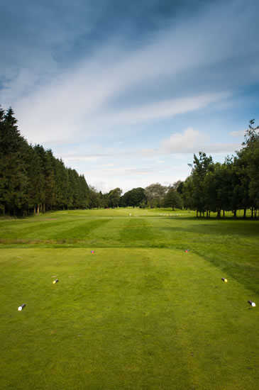 A view from the 10th tee at King James VI Golf Club