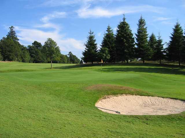 A view of the 3rd green at Dunblane New Golf Club