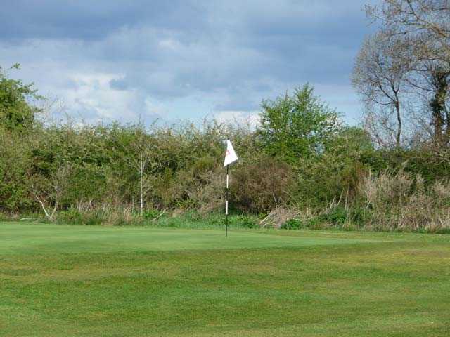 A view of the 15th green at Dumfries and Galloway Golf Club