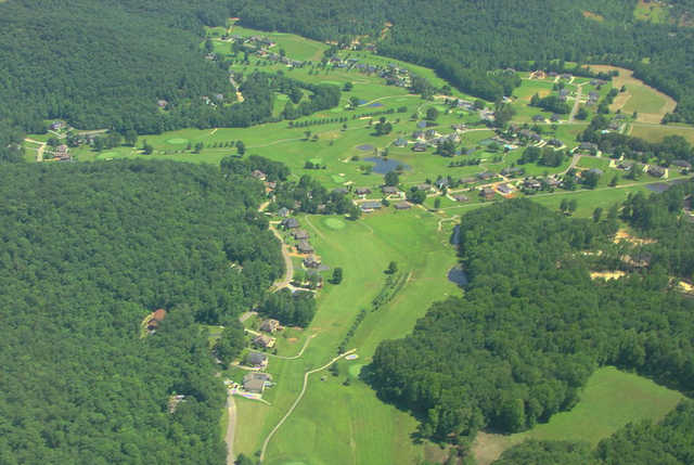 Aerial view from White Plains Golf Course