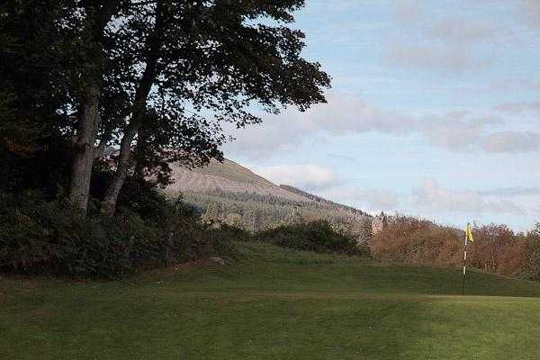 A view of the 8th hole at Brodick Golf Club