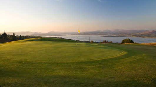 A view of the 2nd green at Port Glasgow Golf Club