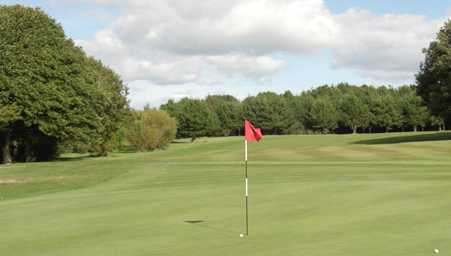 A view of a green at Prestwick St Cuthbert Golf Club