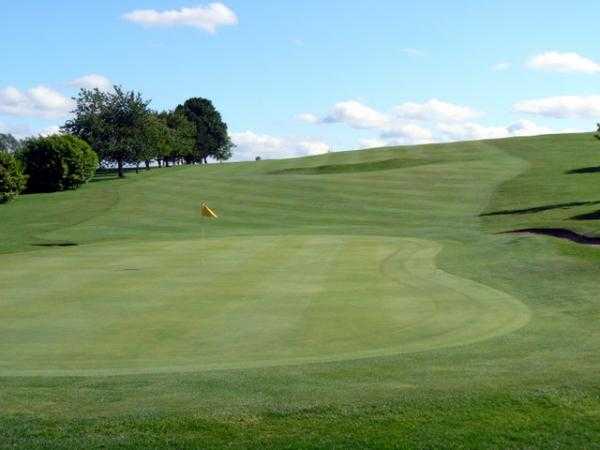A view of hole #18 at Craigmillar Park Golf Club