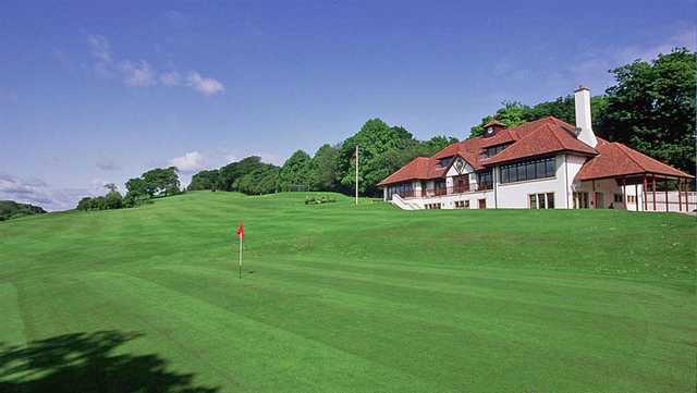A view of the clubhouse at Merchants Of Edinburgh Golf Club