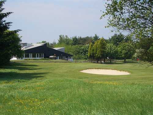 A view of the clubhouse at Palacerigg Golf Club