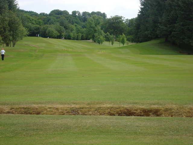 A view of fairway #2 at Lochwinnoch Golf Club