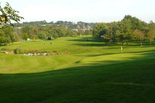 A view of the 16th hole at Banbridge Golf Club