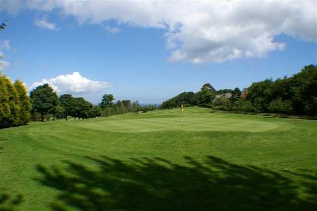 A look back from the 11th green at Bangor Golf Club