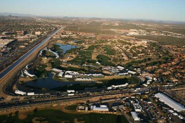 Aerial view of Stadium Course at TPC Scottsdale