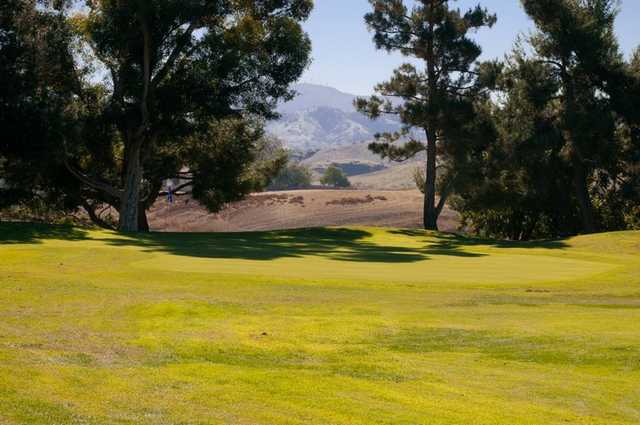 A view of hole #12 at Chino Creek from El Prado Golf Courses