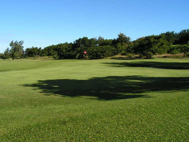 A view of hole #2 at Golf Club de Bourbon.